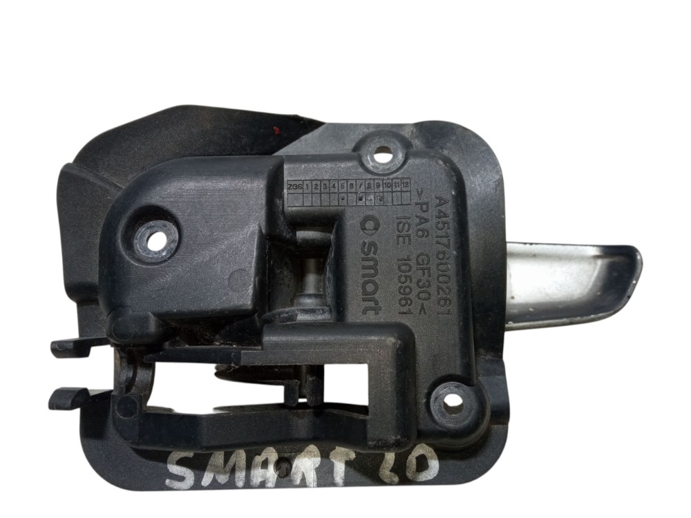 Maçaneta Interna Direita Smart Fortwo 2008 2009 Original  Preto Dianteira 5