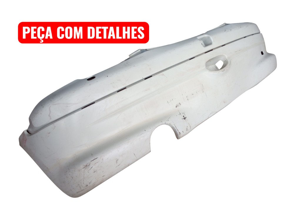 Grade Parachoque Traseiro Peugeot 206 Hatch 99 2000 2001  Branco Brilhante 2