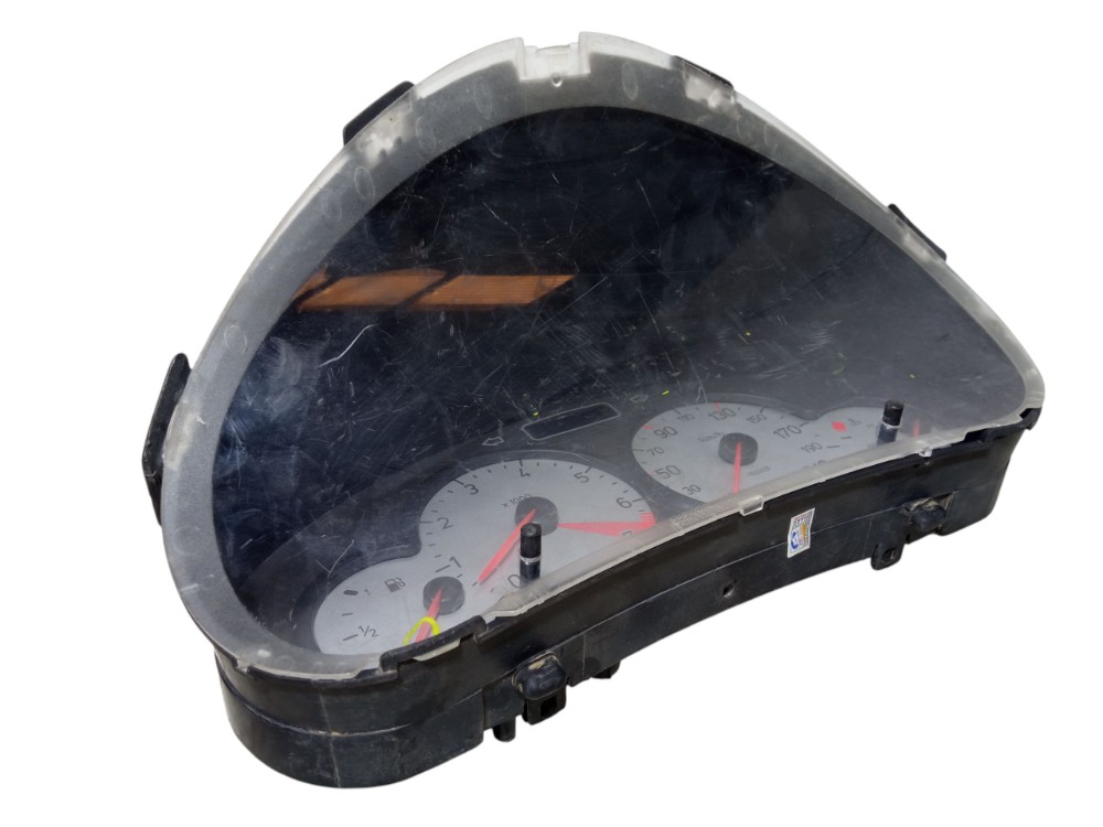 Moldura Acabamento Painel Instrumentos Peugeot 206 2000 2006 Preto 4