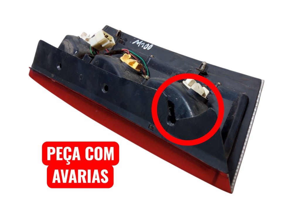 Lanterna Traseira Direita Effa Changhe M100 2007 1.0  Direito/passageiro Vermelho 2