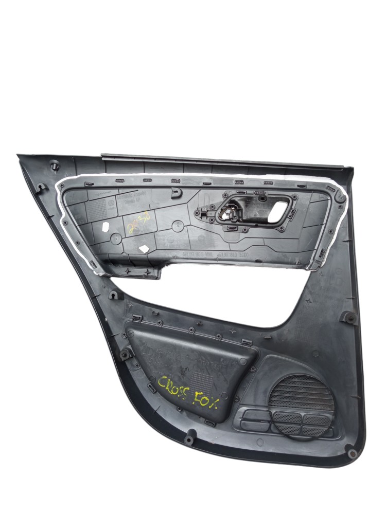 Forro Porta Traseira Direita Fox Crossfox 2010 2017 Original Cinza 4