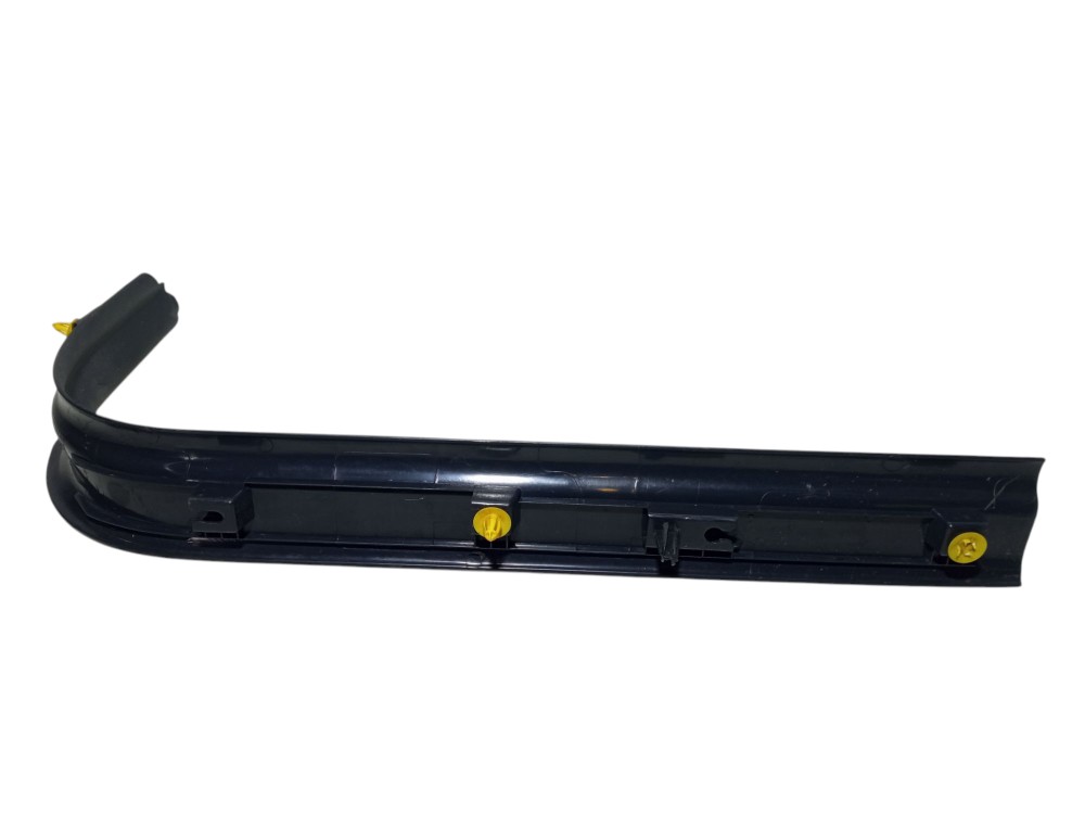 Moldura Acabamento Soleira Dianteira Esquerda Volvo S40 2007 Preto 4