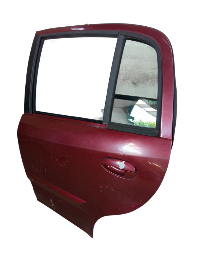 Porta Traseira Esquerda Chery Face 2010 2015 1.3 16v Traseira Esquerdo Vermelho 4