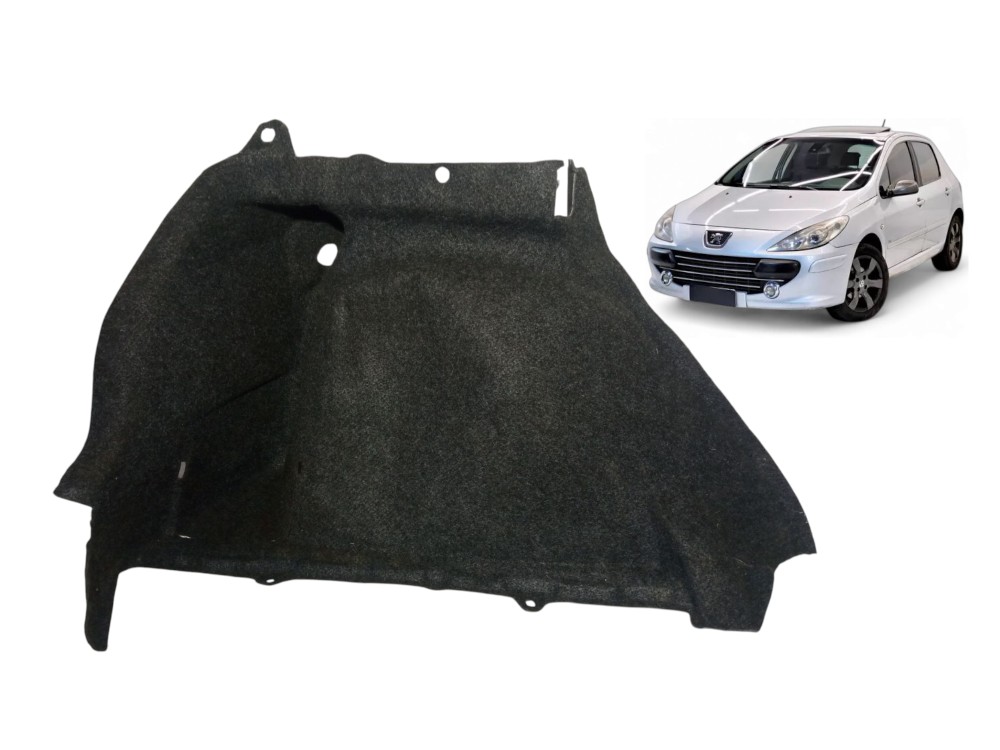 Acabamento Forro Esquerdo Porta Malas Peugeot 307 Hatch 2011 1
