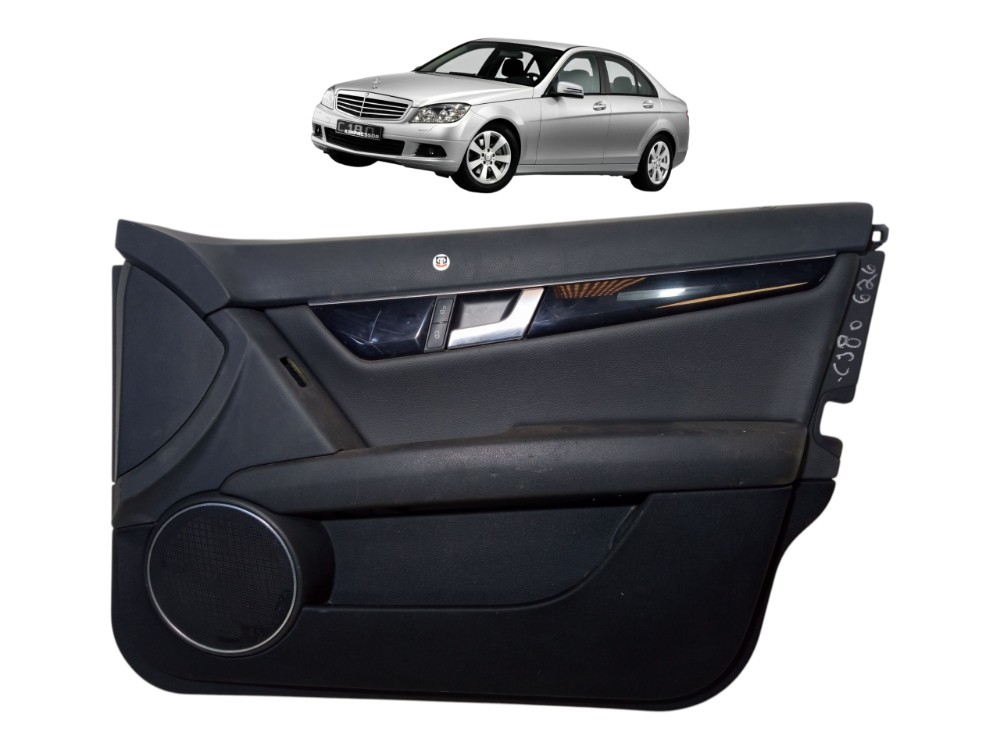 Forro Porta Dianteira Direita Mercedes C180 C200 2009 2012  Preto 1