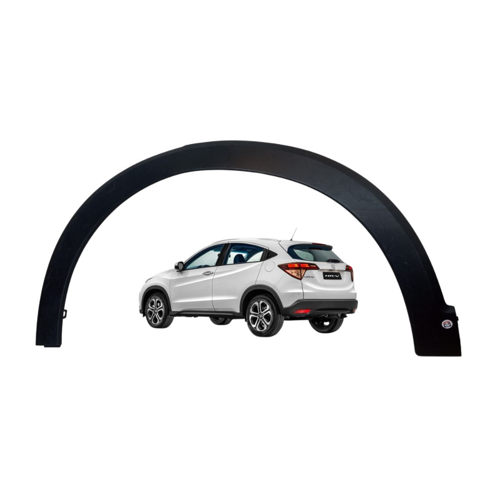 Moldura Aplique Paralama Traseiro Esquerdo Honda Hrv 2018 Preto