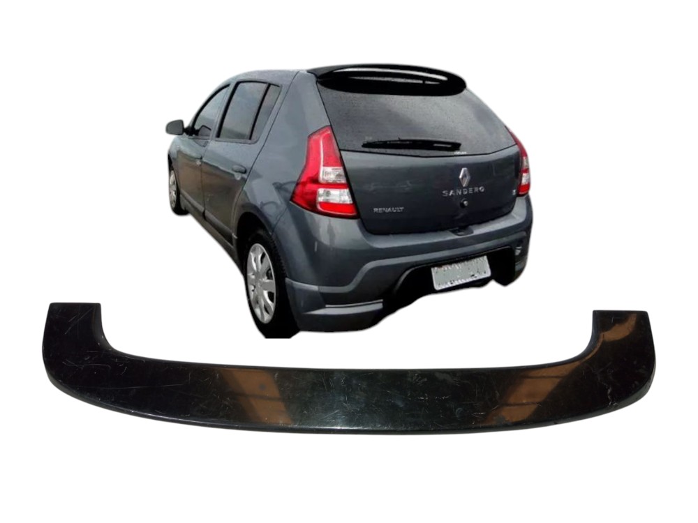 Aerofolio Tampa Traseira Renault Sandero 2008 2012 Usado 1