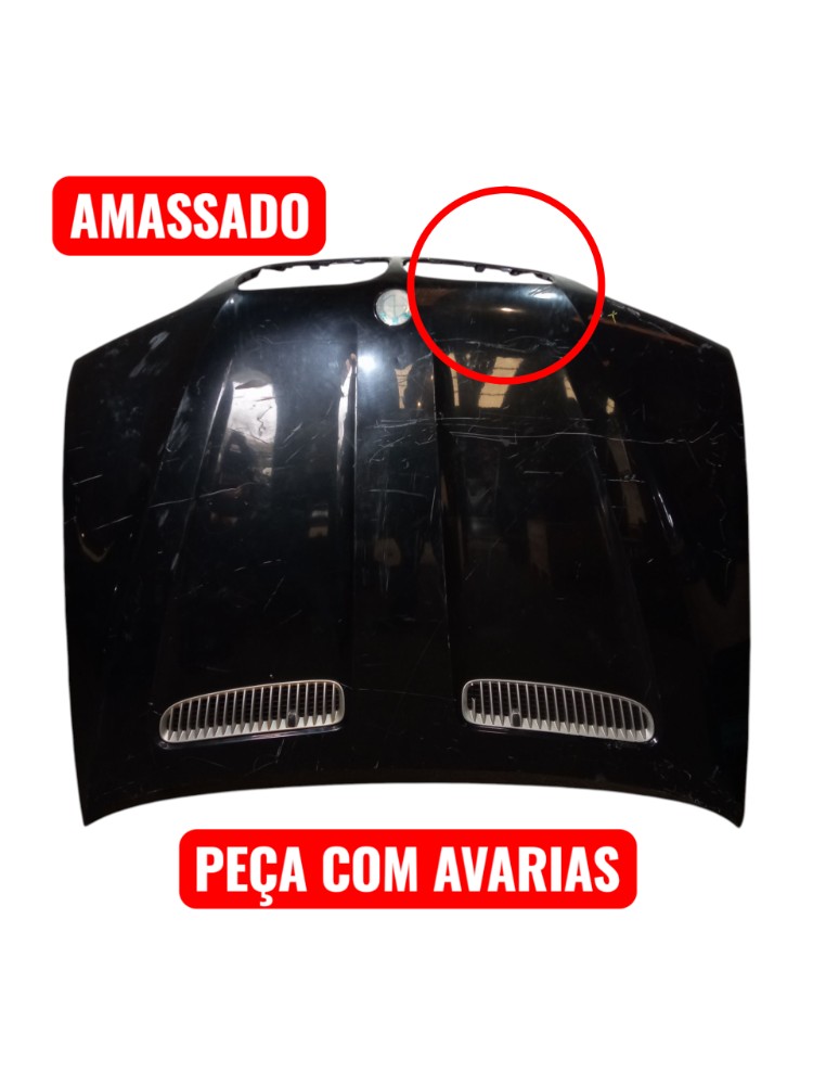 Capo Dianteiro Preto Bmw X5 2000 2001 2002 2003 2004 2005 2