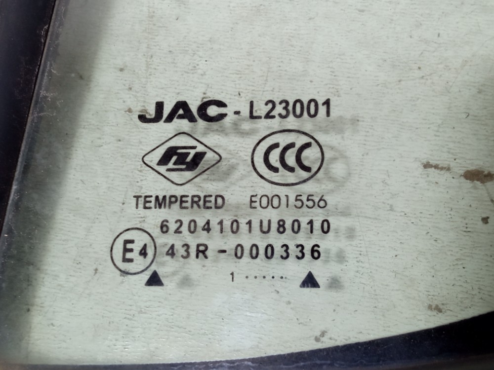 Vidro Fixo Porta Traseira Esquerda Jac J3 2010 2015 Original 7