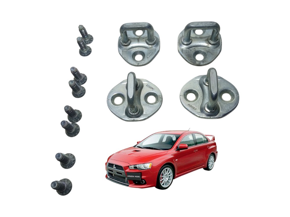 Kit Jogo Batente Parafuso Porta Mitsubishi Lancer 2012 2016 1