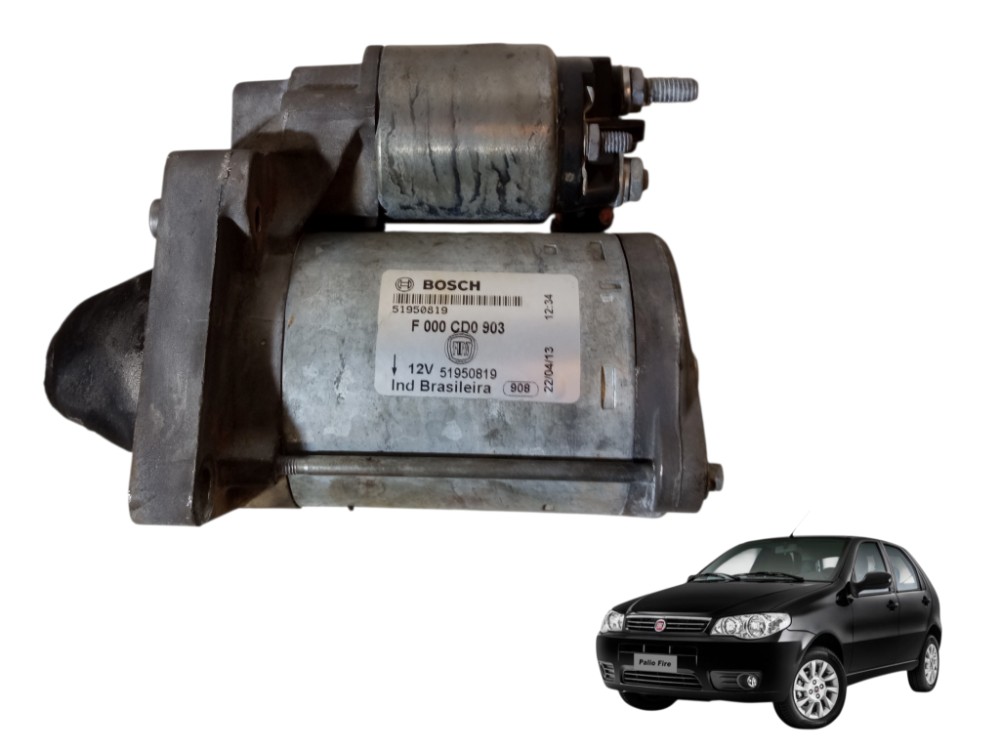Motor Arranque Fiat Palio Idea 1.0 1.4 2013 2016 9dentes Cm