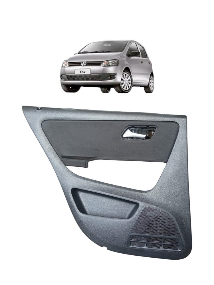 Forro De Porta Traseira Esquerda Vw Fox 2011 2014 Original  Preto 1