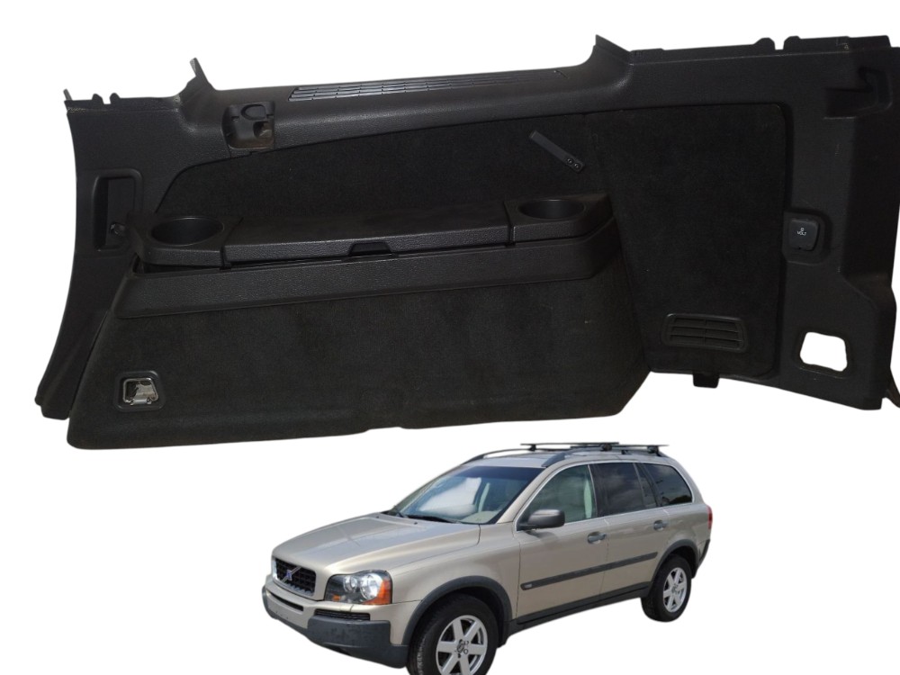 Acabamento Lateral Direito Porta Malas Volvo Xc90 2004 2005 Preto 1