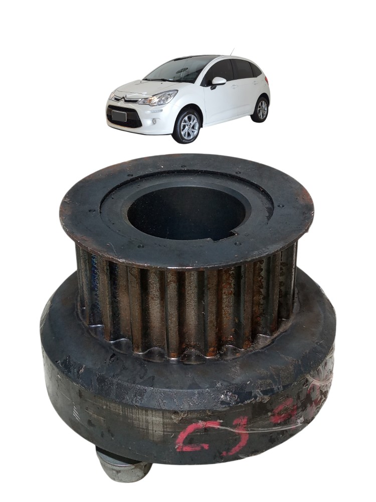 Polia Dentada Engrenagem Virabrequim C3 2014 2018 1 6 16v 1