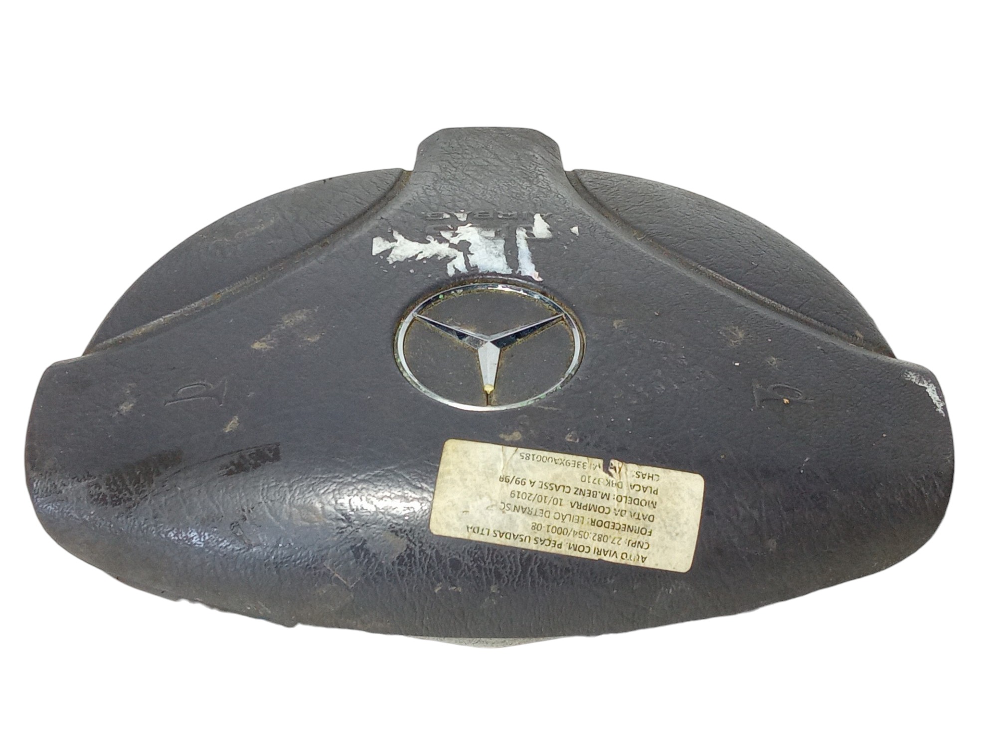 Tampa Capa Buzina Volante Air Bag Mercedes Classe A 99 2005 2