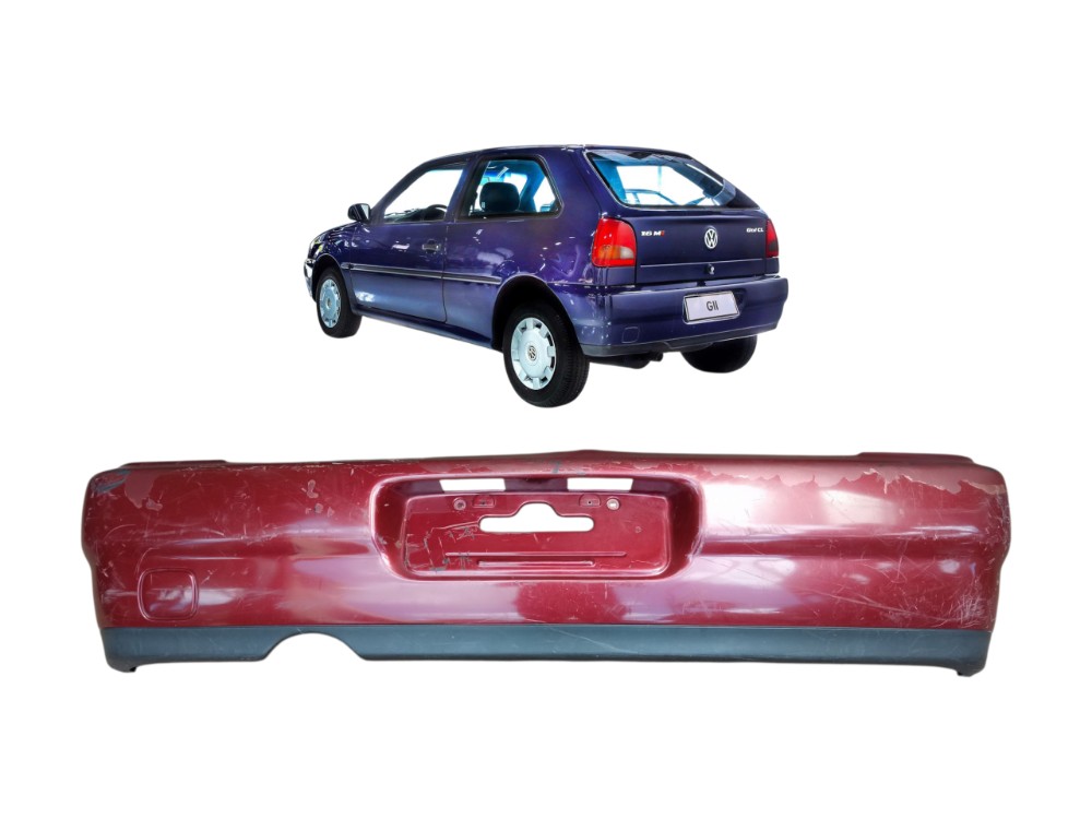 Parachoque Traseiro Volkswagen Gol G2 Bola 95 2005 1