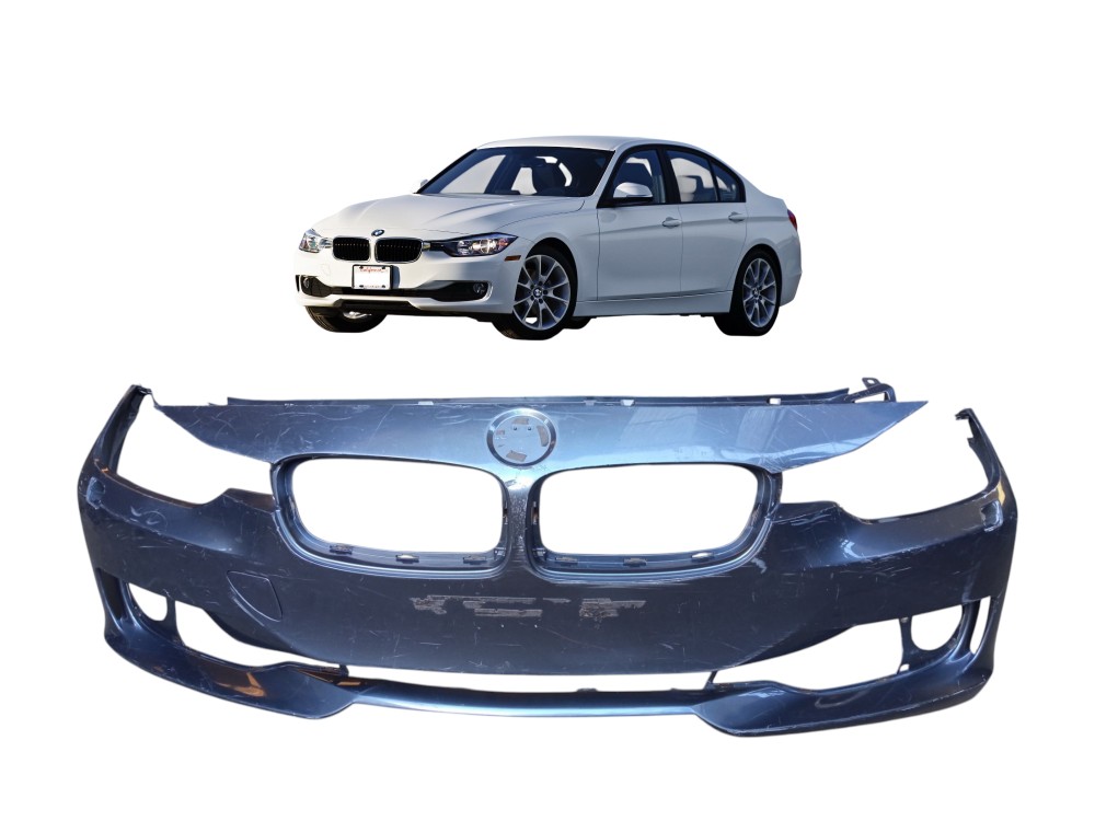 Parachoque Dianteiro Bmw 320i 2012 2018 Original Cinza  Cinza 1