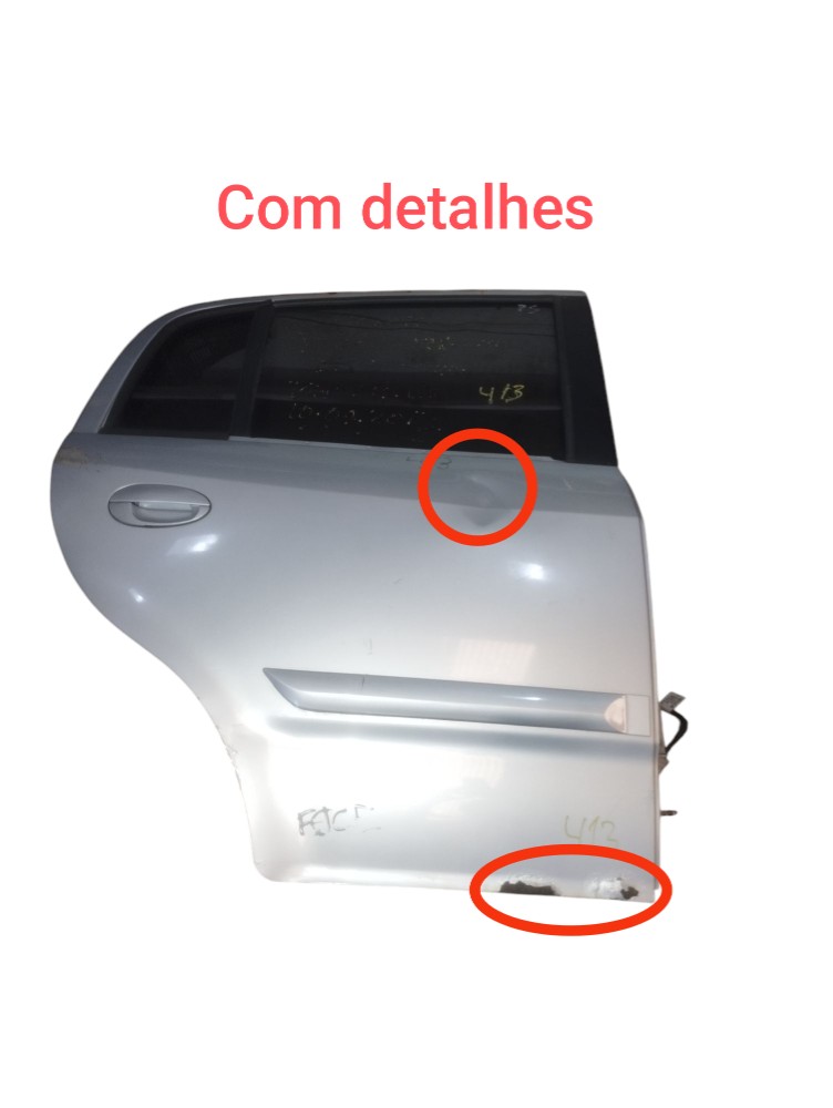Porta Traseira Direita Chery Face 2010 2014 1.3 16v Usado Traseira Direito Cinza 2