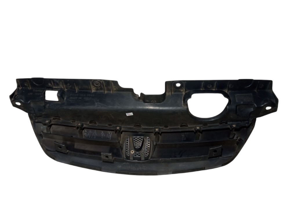 Grade Dianteira Superior Honda Civic 2001 2002 2003 Original Preto Brilhante 7