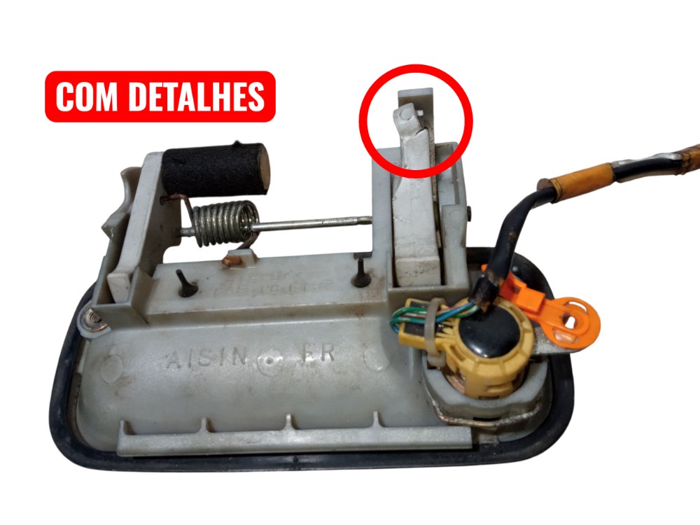 Macaneta Externa Dianteira Direita Toyota Hilux Sw4 2001  Prata Dianteira 3