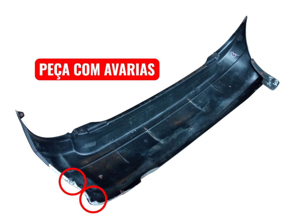 Grade Parachoque Traseiro Hyundai Atos Prime 2000 2003  Prata Brilhante 2