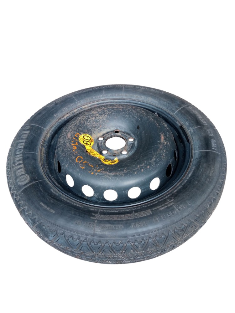 Roda Ferro Estepe Aro 18 Pneu 155 85 Volvo Xc90 2004 2005 T6 Preto 2
