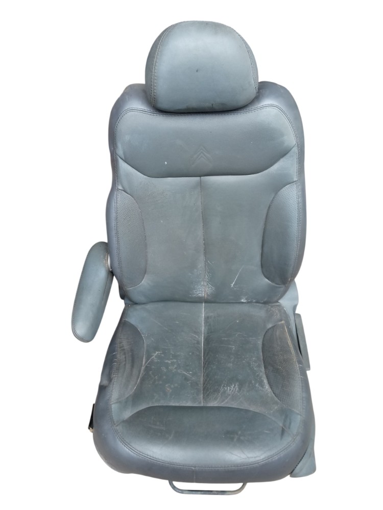 Par Banco Dianteiro Couro Citroen C3 2006 2012 Original  Preto 3