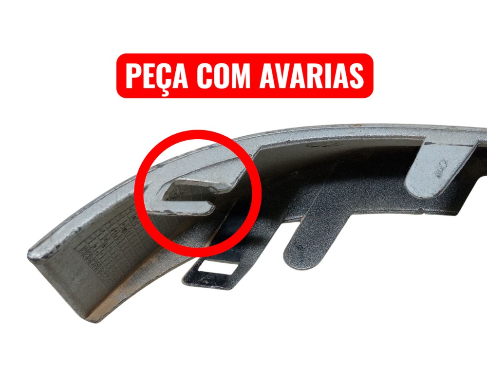 Moldura Acabamento Inferior Lanterna Traseira Direita Gol G4 Cinza 2