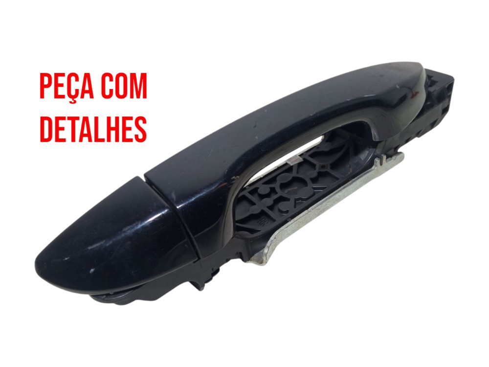 Macaneta Externa Traseira Direita Toyota Corolla 2015 2018  Preto Traseira 2