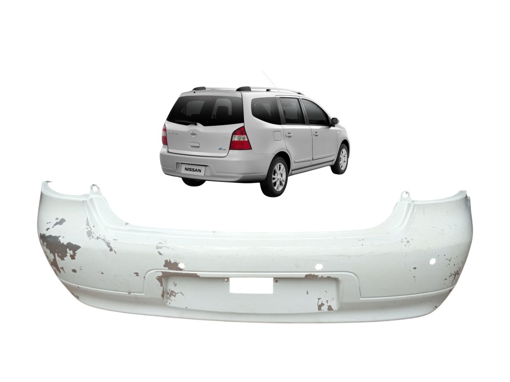 Parachoque Traseiro Nissan Livina 2009 2014 Original