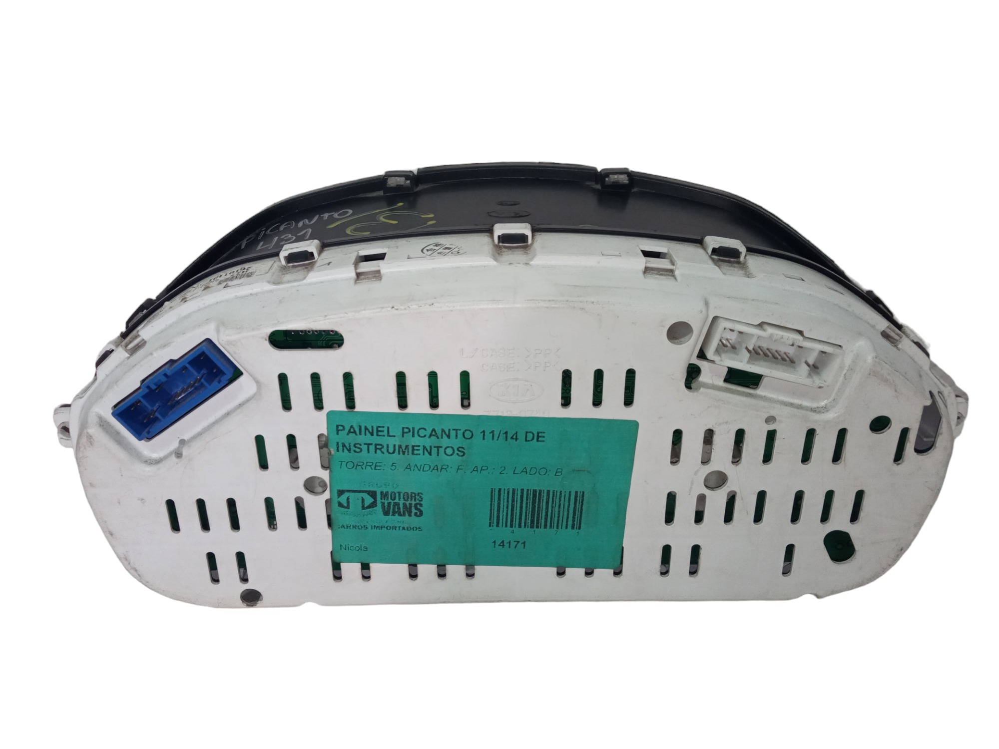Painel De Instrumentos Kia Picanto 2008 2011 Original Usado Preto 3