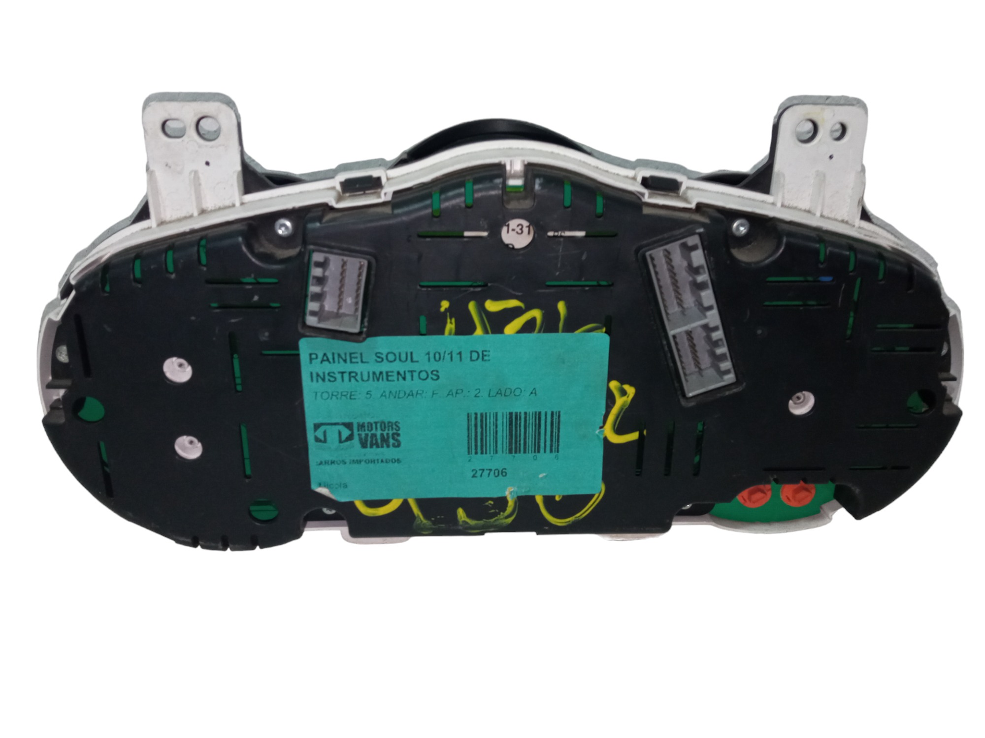 Paienl De Instrumentos Kia Soul 2010 2011 Original Usado Preto 4
