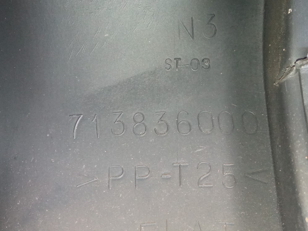 Tabelier Capa Painel Central Fiat Palio Fire 2001 2005 1.3 Cinza 7