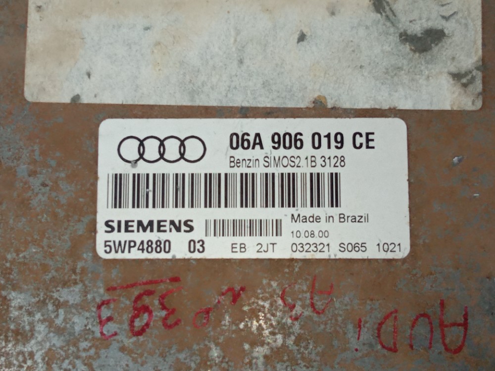 Modulo Central Injecao Audi A3 98 2005 1.6 Vw Golf Original 2