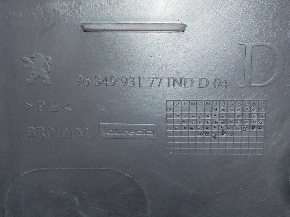 Forro Porta Dianteira Esquerda Peugeot 307 Hatch 2006 2012  Preto 6