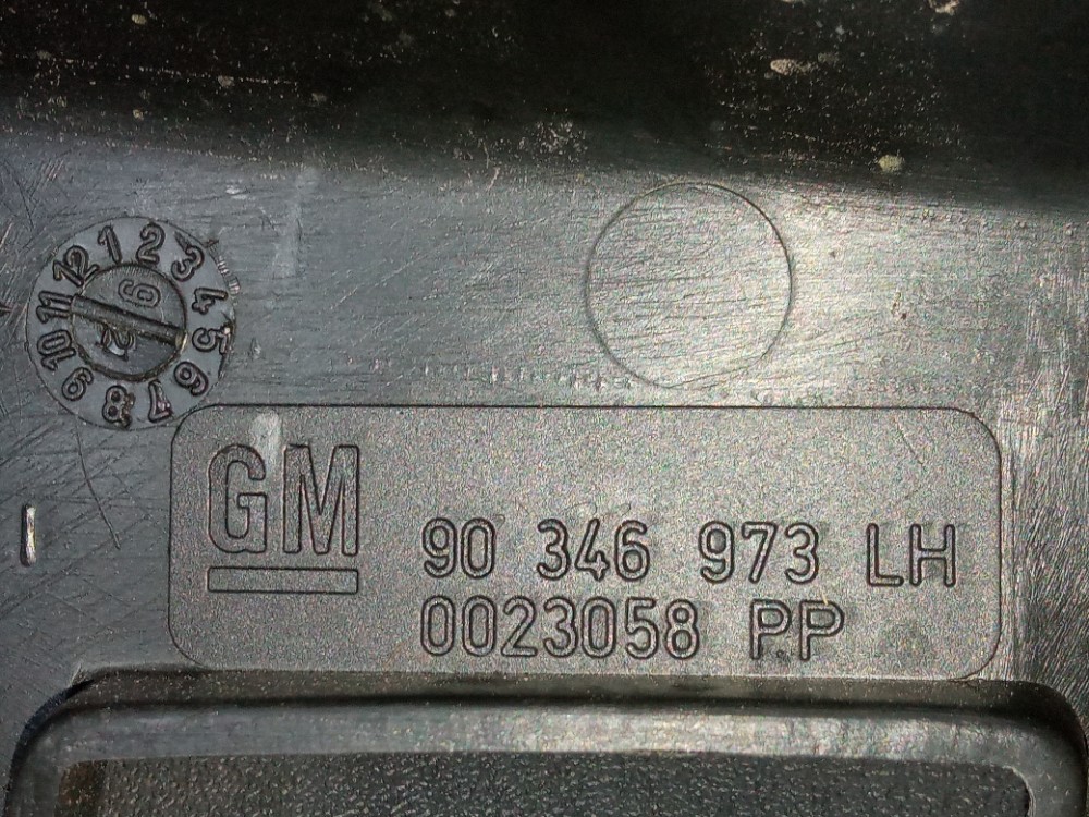 Acabamento Interno Coluna Traseira Esquerda Gm Calibra 94 96 7