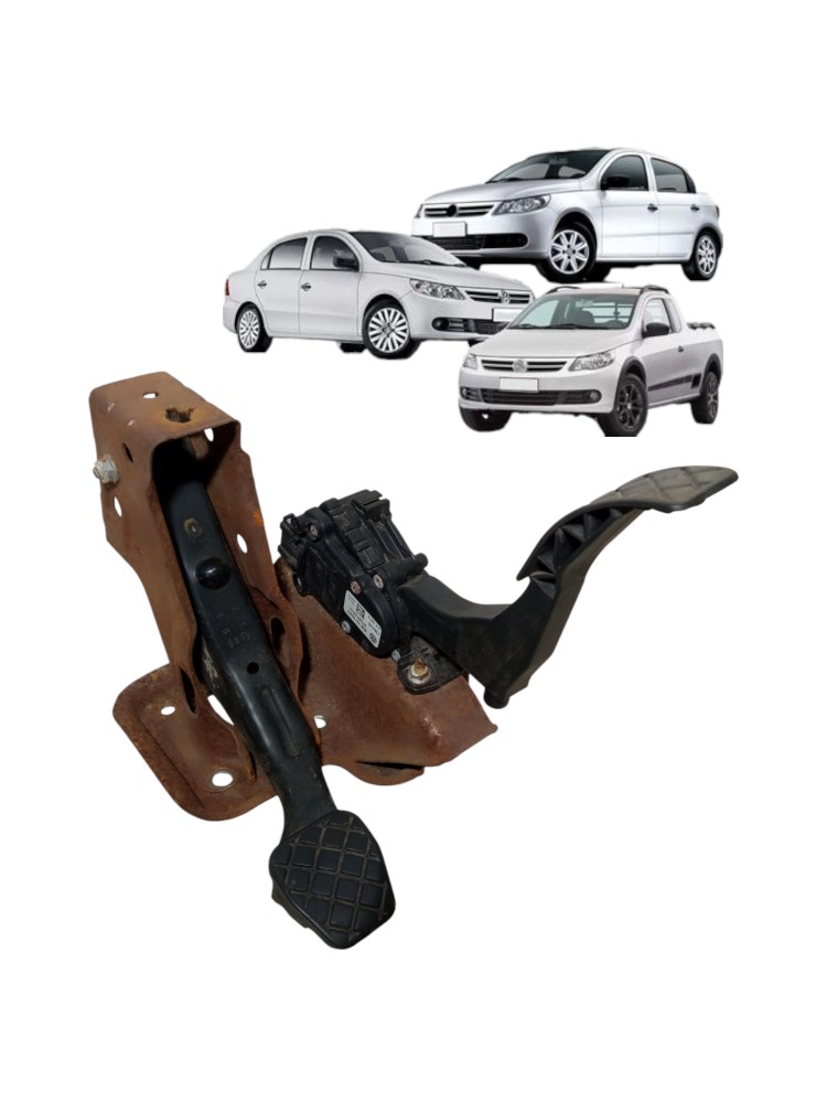 Suporte Pedal Acelerador Freio Gol Saveiro Voyage G5 G6 2012