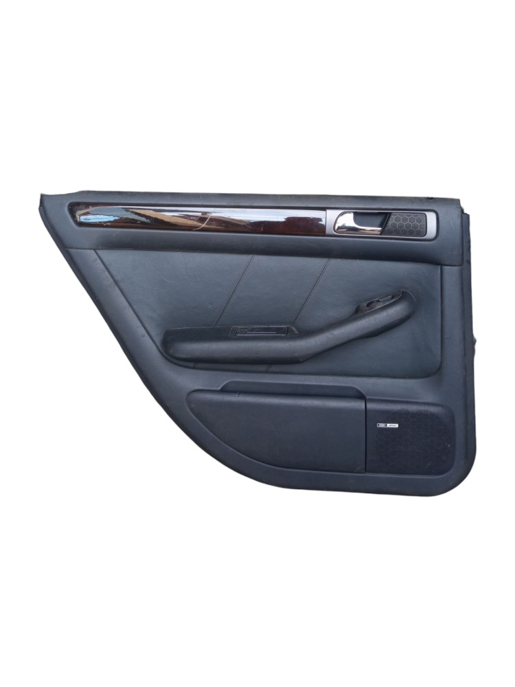 Forro De Porta Traseira Esquerda Audi A6 2001 2006 Original  Preto 1
