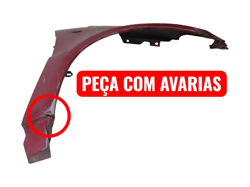 Paralama Dianteiro Direito Mercedes Classe A 99 2005 160 190 2