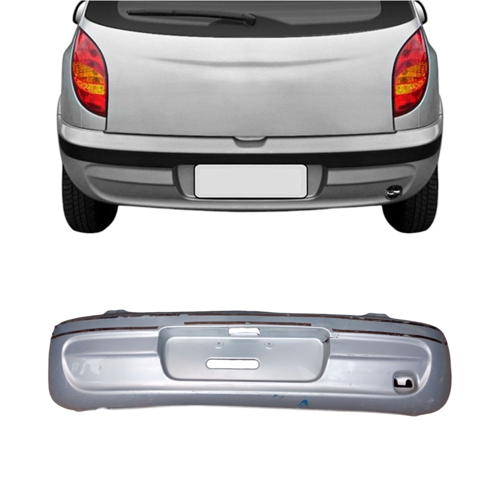 Parachoque Traseiro Chevrolet Celta 2001 2006 Original 1