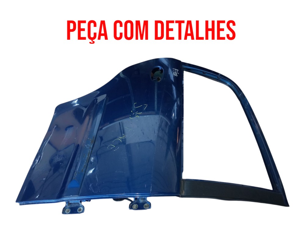 Porta Traseira Direita Chery Face 2010 2015 1.3 16v Original Traseira Direito Azul 2