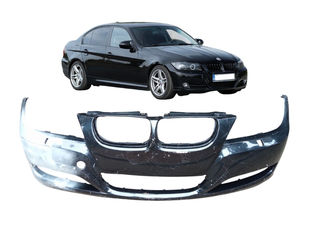 Grade Parachoque Dianteiro Bmw 318i 320i 2009 2012 Original Preto Brilhante 1
