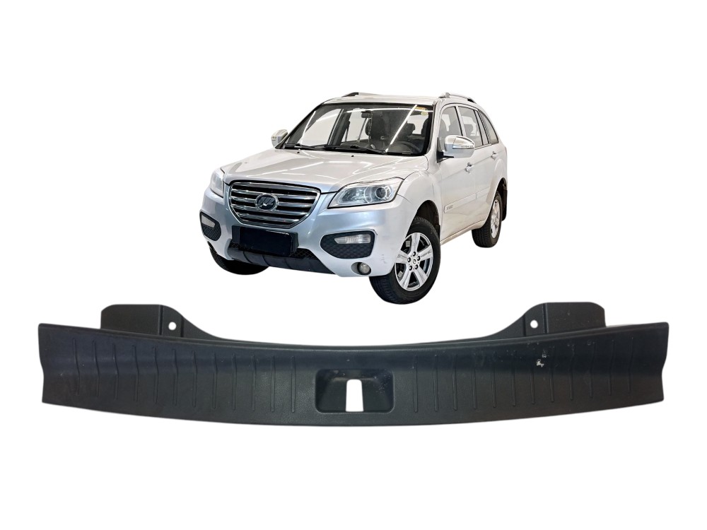 Acabamento Soleira Porta Malas Lifan X60 2018 2019 Original  Preto 1