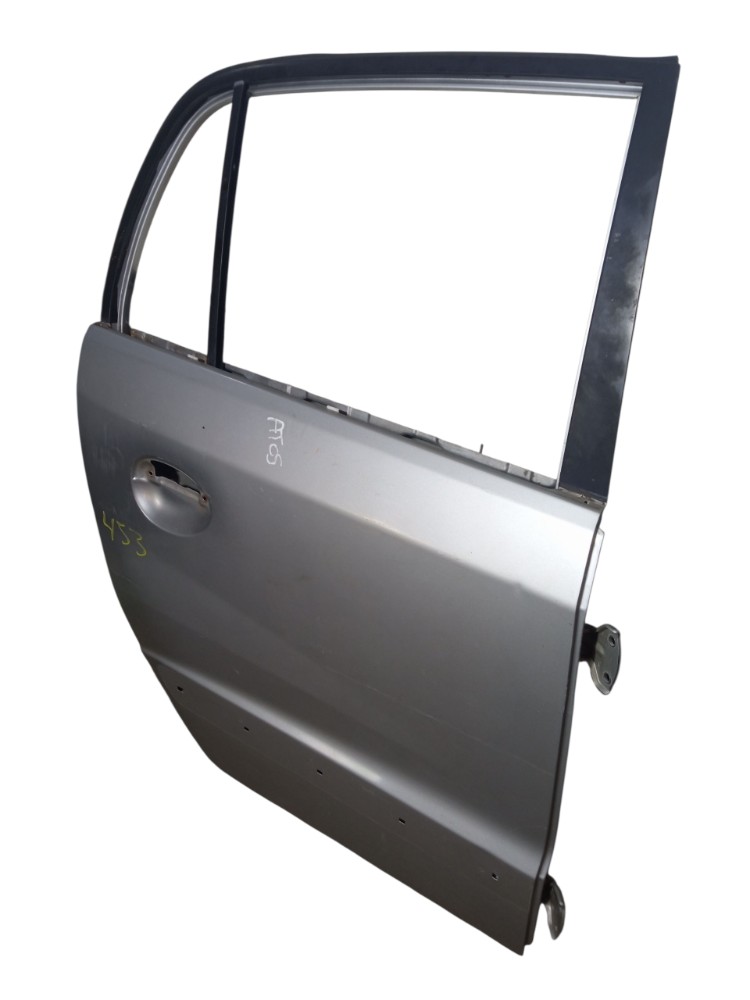 Porta Traseira Direita Hyundai Atos Prime 2000 2003 Traseira Direito Prata 2