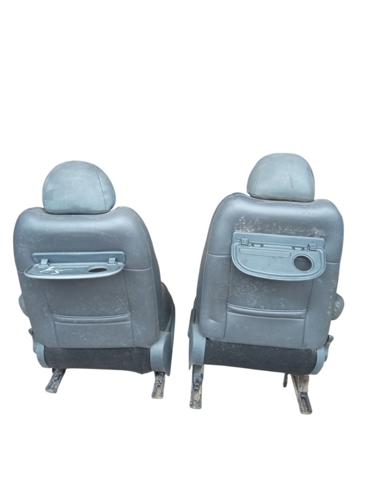 Par Banco Dianteiro Couro Citroen C3 2006 2012 Original  Preto 5