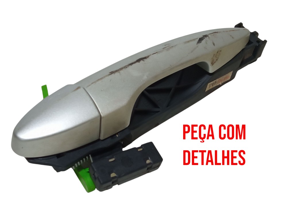 Macaneta Externa Porta Traseira Esquerda Lifan 530 2015 2019 Prata Traseira 2