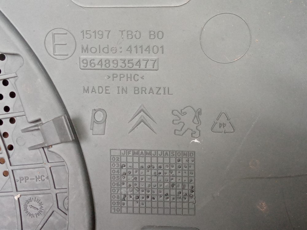 Forro Porta Dianteira Esquerda Citroen C3 2006 2010 Original Cinza 6