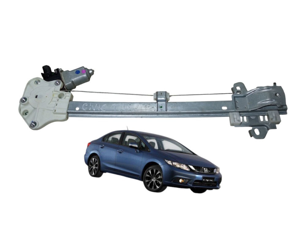 Maquina Vidro Eletrico Traseiro Direito Honda Civic G9 2014 1