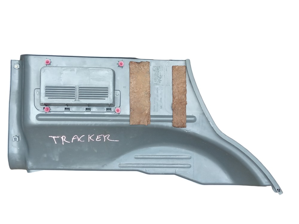 Acabamento Interno Direito Porta Malas Gm Tracker 2004 2008 Cinza 4
