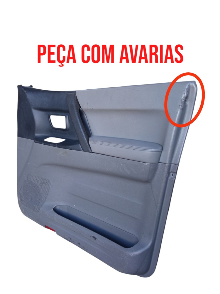 Forro Porta Dianteira Direita Pajero Full 2001 2007 Original Cinza 2